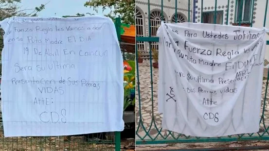 ¡Alerta roja en Cancún! Cártel de sinaloa amenaza a fuerza Regida
