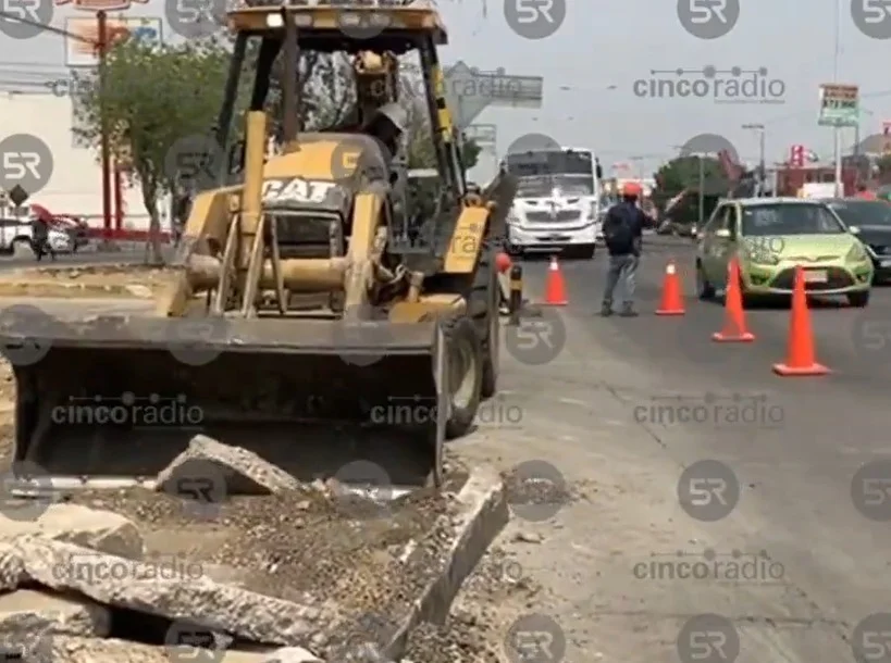 Alerta vial en Puebla