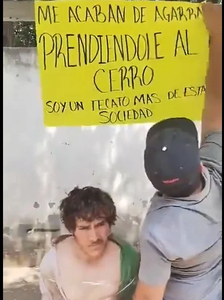 Justicia por mano propia! Pobladores linchan a presunto incendiario en Uruapan