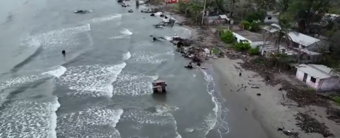 ¡El mar los ha obligado a desplazarse! Nuevo peligro que afecta a México