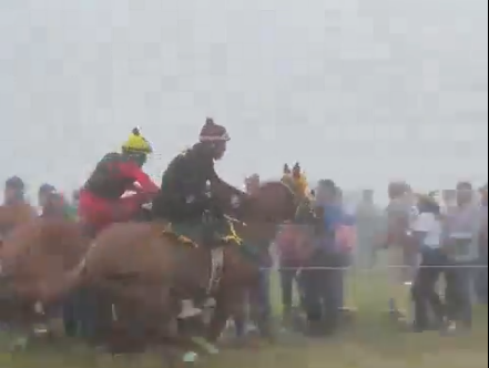 VIDEO: Carrera de caballos se sale de control en Veracruz