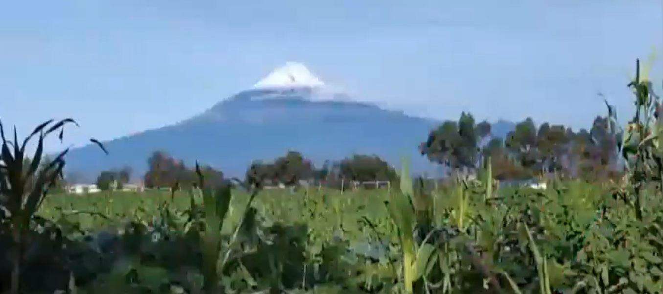 Volcán Popocatépetl se mantiene en semáforo amarillo fase 2